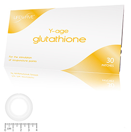 Y-Age Glutathione Patches (Y-Ageグルタチオンパッチ)のバッケージ